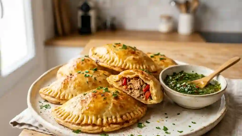 Empanadas au thon croustillants et épicés - Photo de présentation