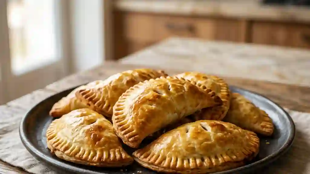 Empanadas au bœuf croustillantes et épicées - Photo de présentation