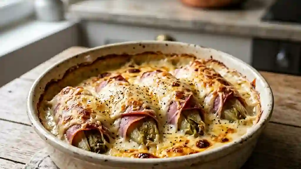 Endives bressanes gratinées au Comté - Photo de présentation