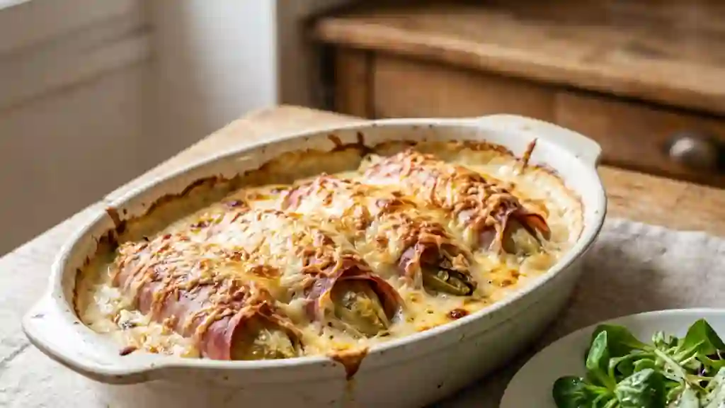 Gratin d'endives au jambon ultra-fondant - Photo de présentation