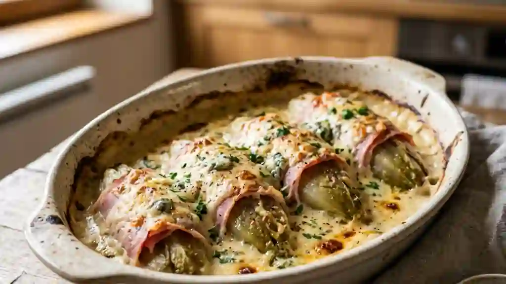 Endives au Jambon et Roquefort Fondant - Photo de présentation