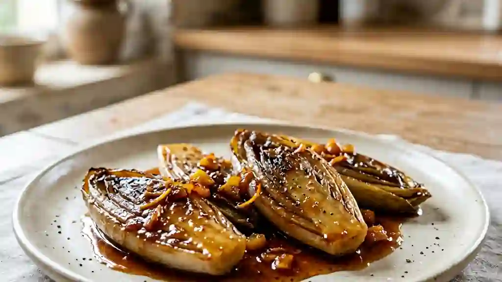 Endives Braisées à la Marmelade d'Orange - Photo de présentation