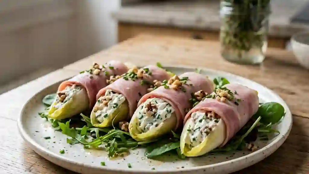 Barquettes d'Endives Croquantes au Fromage - Photo de présentation