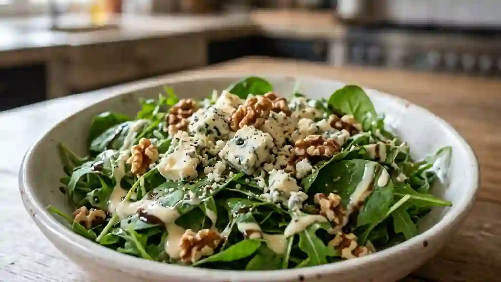 Salade Roquefort Noix au Miel Fondant - Photo de présentation