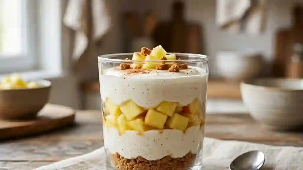 Entremets fondants pomme et cannelle - Photo de présentation