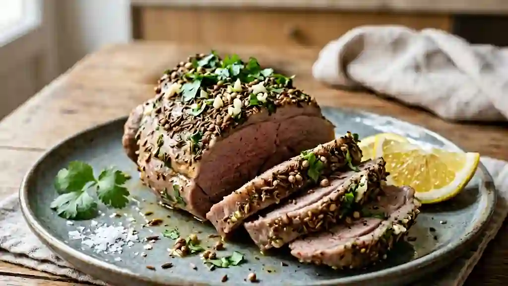 Épaule d'agneau fondante au cumin & coriandre - Photo de présentation