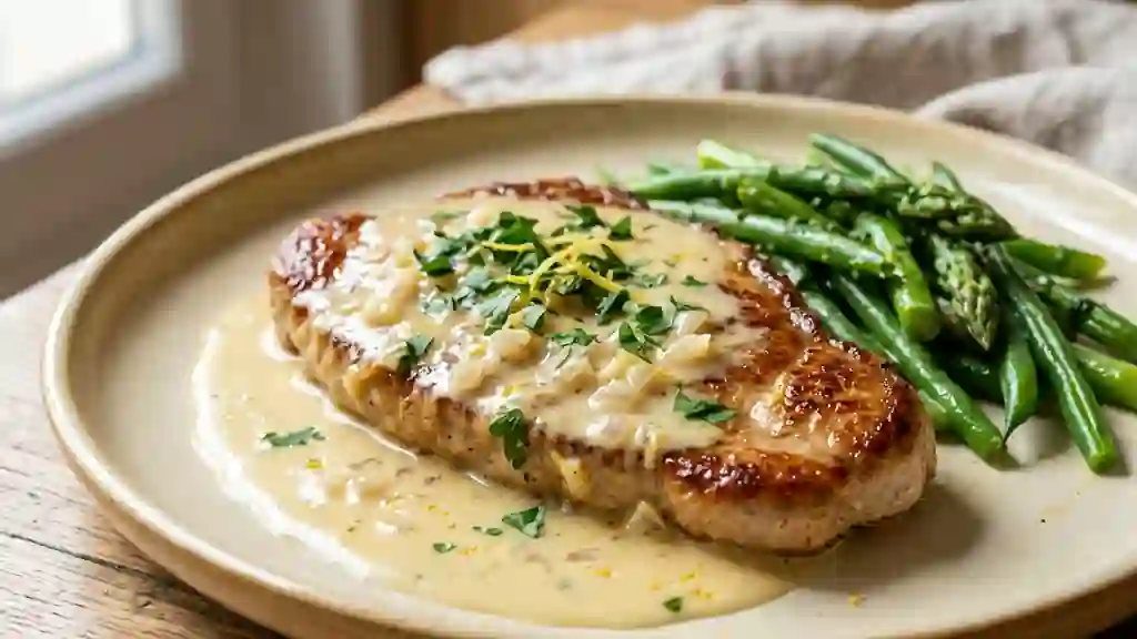 Escalope de veau fondante au citron - Photo de présentation