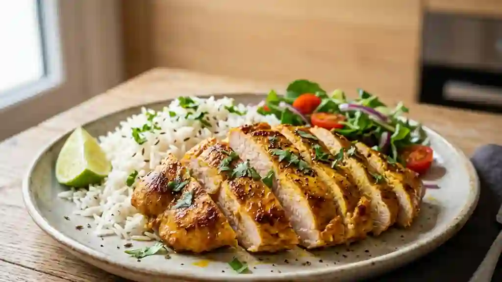 Dinde au curry et gingembre : tendreté absolue - Photo de présentation