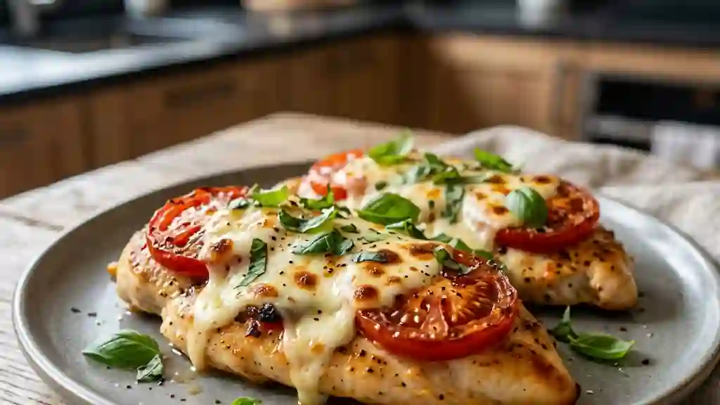 Escalopes Gratinées Tomate & Mozzarella - Photo de présentation