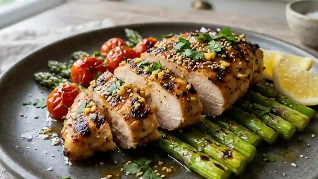 Escalopes de Poulet au Gingembre Acidulé - Photo de présentation