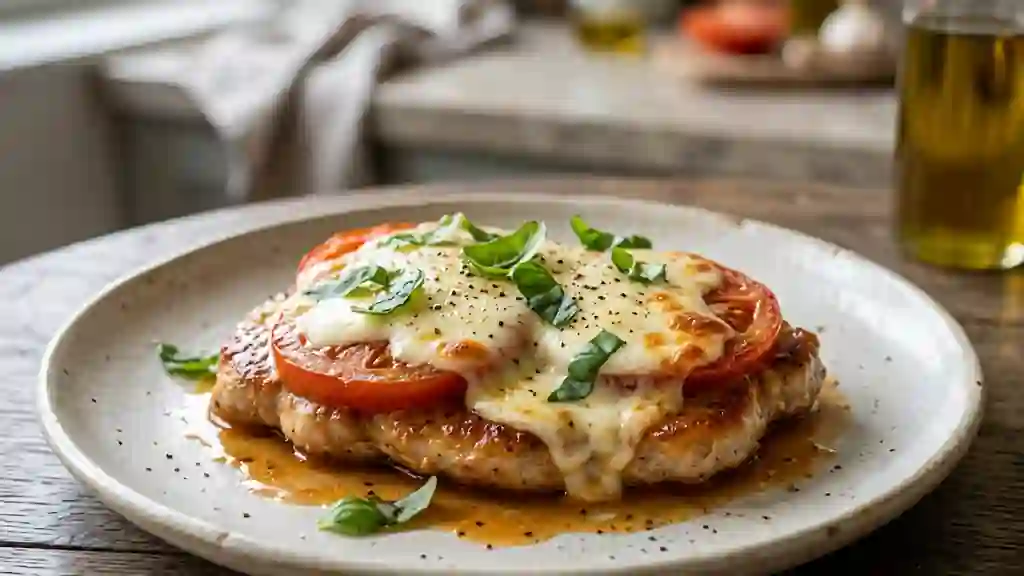 Escalopes de Veau Gratinées à la Mozzarella - Photo de présentation