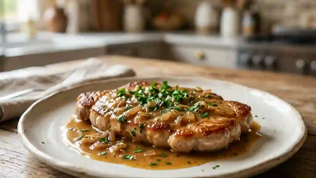 Escalopes de Veau Lyonnaises au Beurre Mousseux - Photo de présentation