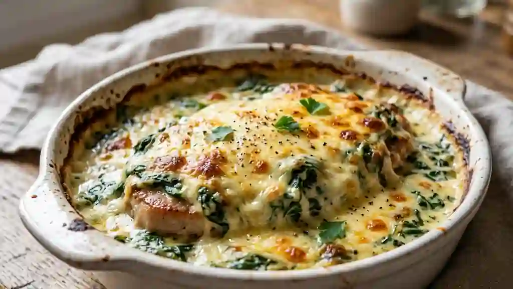 Escalopes Florentines Fondantes et Gratinées - Photo de présentation