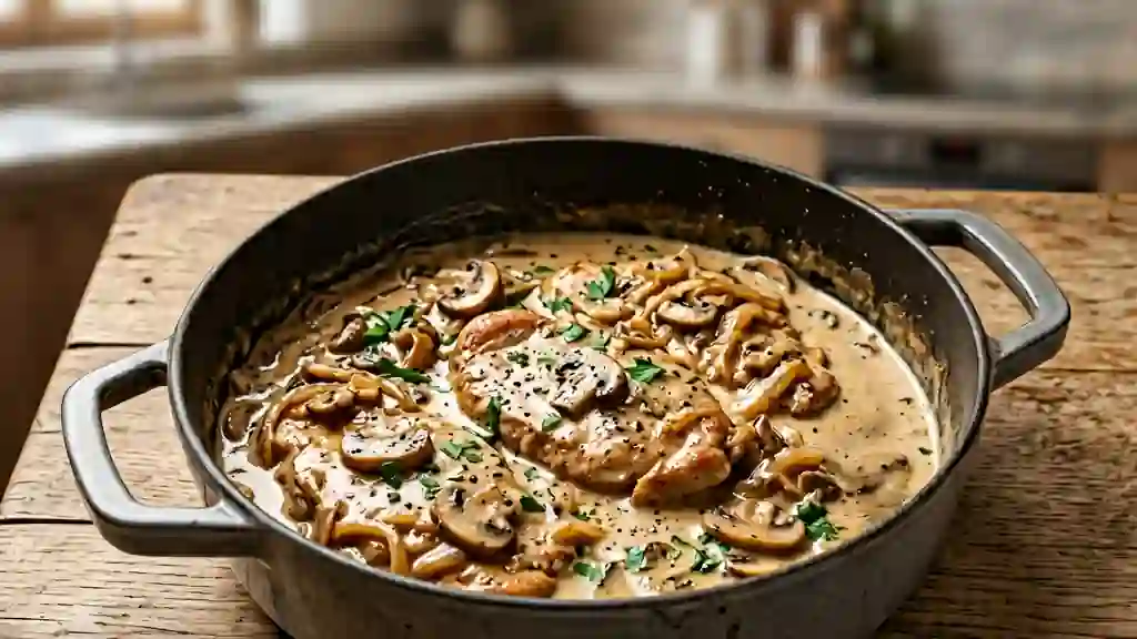 Escalopes Lucullus fondantes aux champignons - Photo de présentation