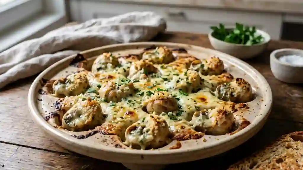 Escargots Gratinés au Roquefort Fondant - Photo de présentation