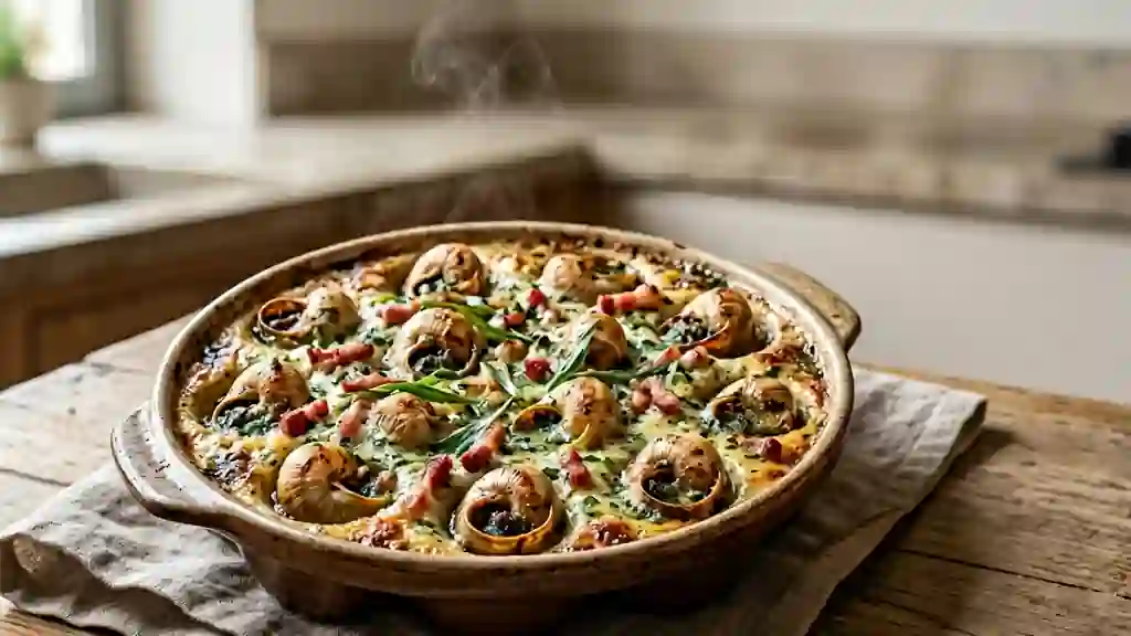 Escargots forestiers au beurre d'estragon - Photo de présentation