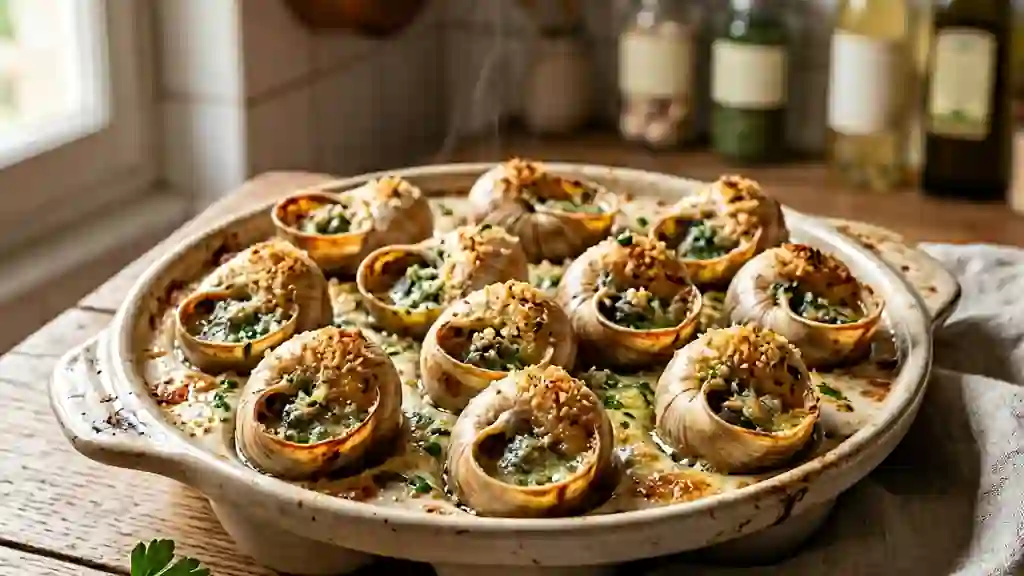 Escargots Beurre Maître d'Hôtel et Chapelure - Photo de présentation