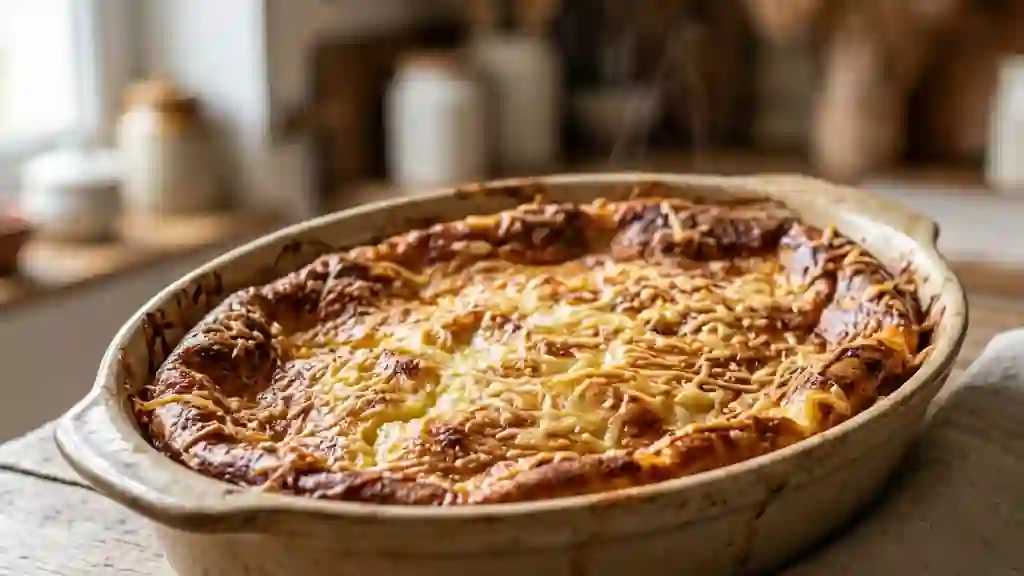Far breton au fromage fondant - Photo de présentation