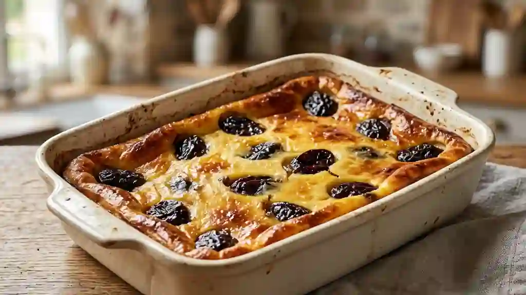 Far breton fondant aux pruneaux et rhum - Photo de présentation