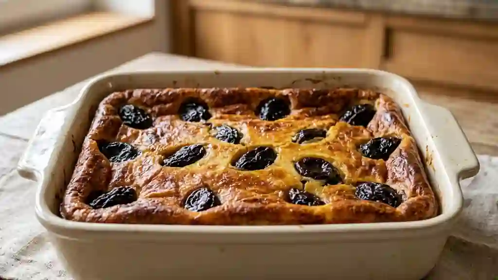 Far breton moelleux et beurré aux pruneaux - Photo de présentation