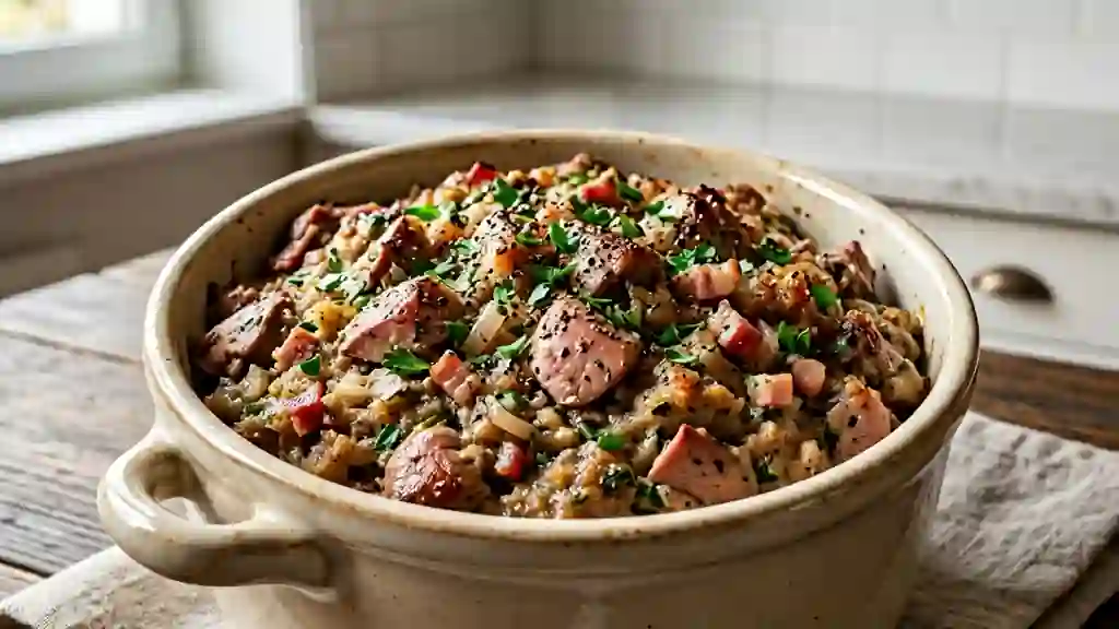 Farce fondante au foie et lard fumé - Photo de présentation