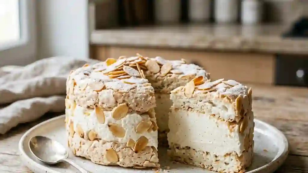 Nuage Meringué aux Amandes et Kirsch - Photo de présentation