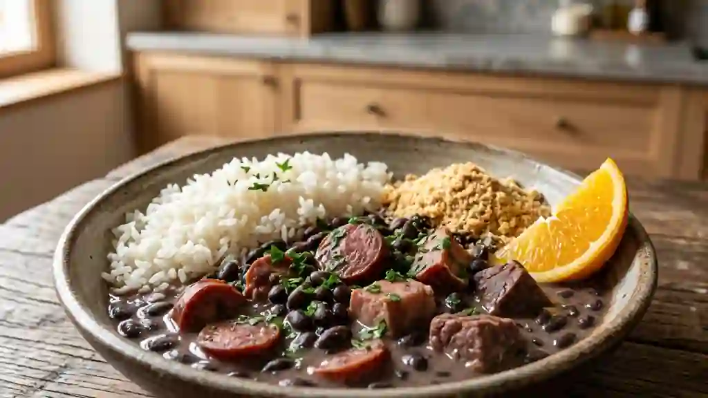 Feijoada fondante et fumée au manioc - Photo de présentation