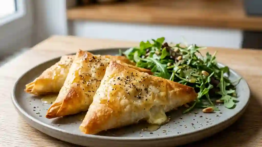 Croustillants de chèvre chaud au miel - Photo de présentation