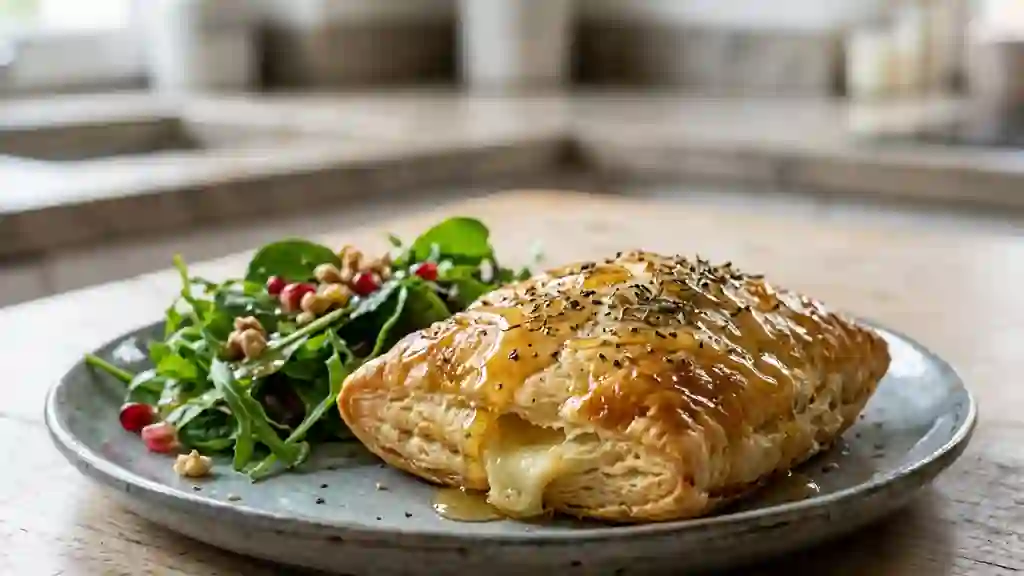 Croustillant de chèvre chaud au miel - Photo de présentation