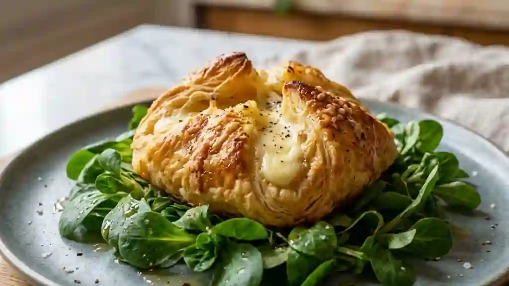 Feuilleté de Saint-Marcellin croustillant et fondant - Photo de présentation