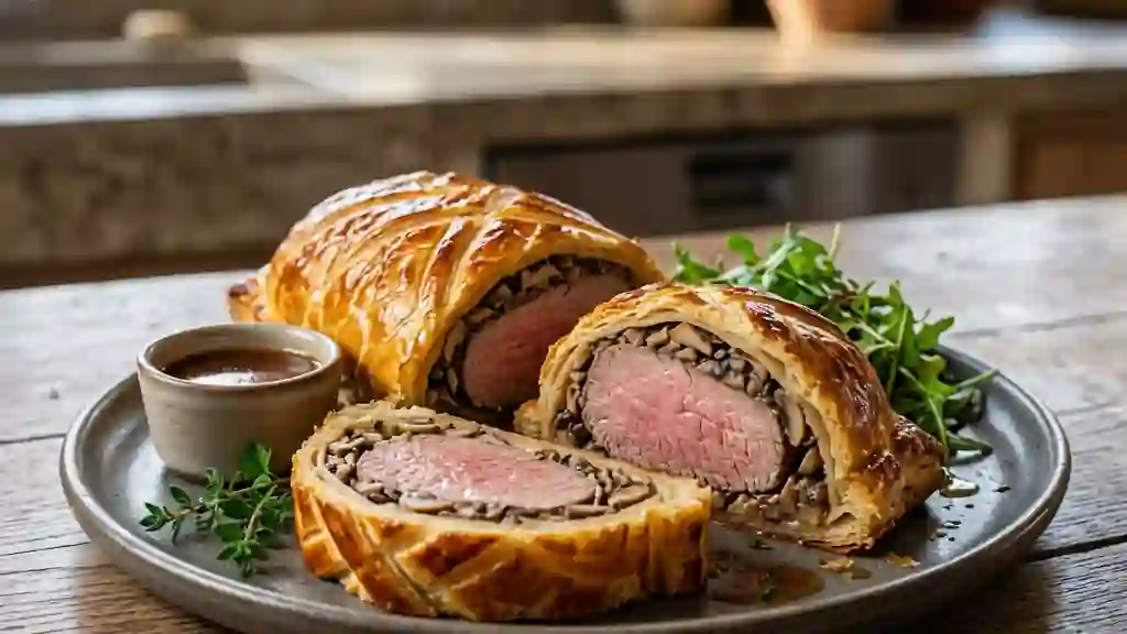 Feuilleté de veau croustillant et fondant - Photo de présentation