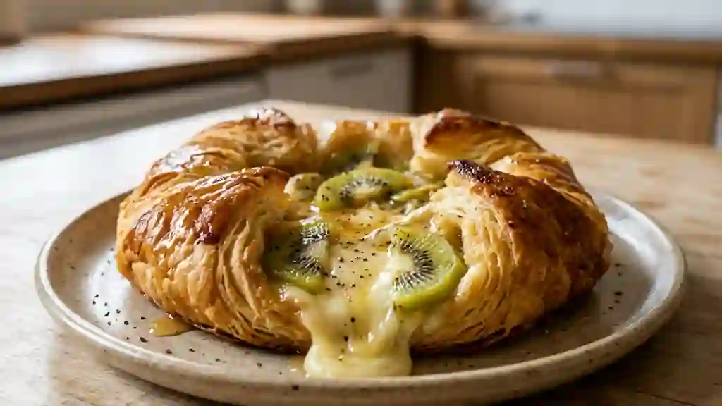 Croustillant Camembert Coulant et Kiwis Acidulés - Photo de présentation