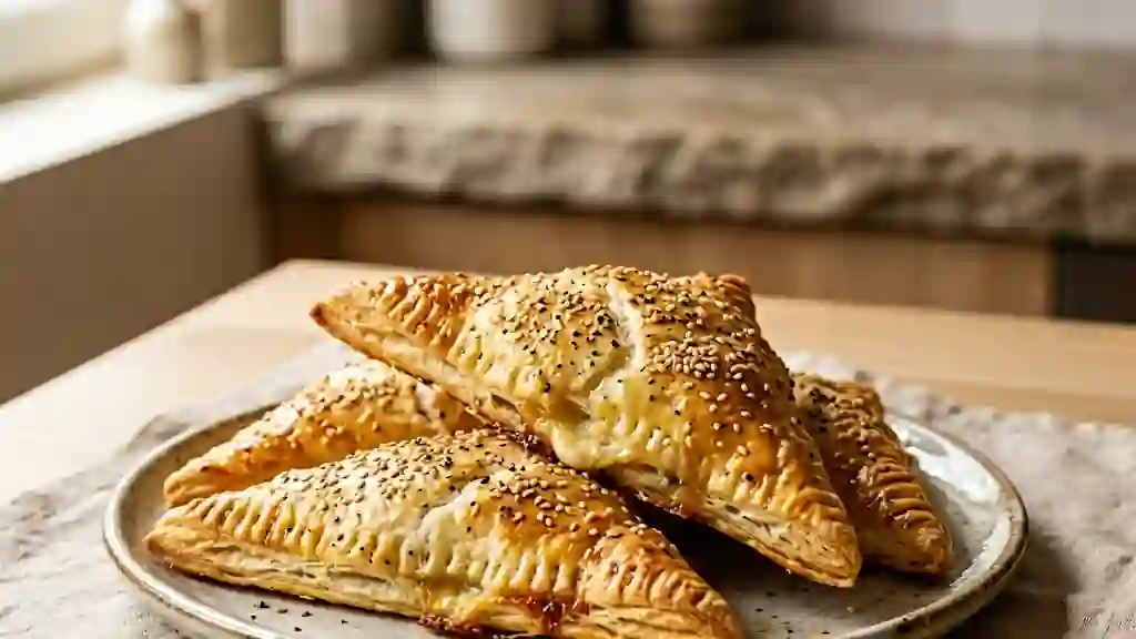 Feuilletés chèvre miel au sésame - Photo de présentation