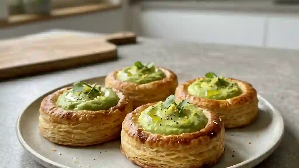 Croustillants à la mousse d'avocat fondante - Photo de présentation