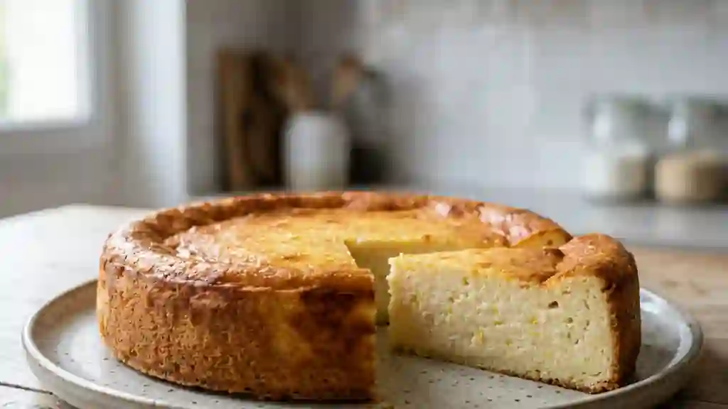 Fiadone corse fondant au citron - Photo de présentation