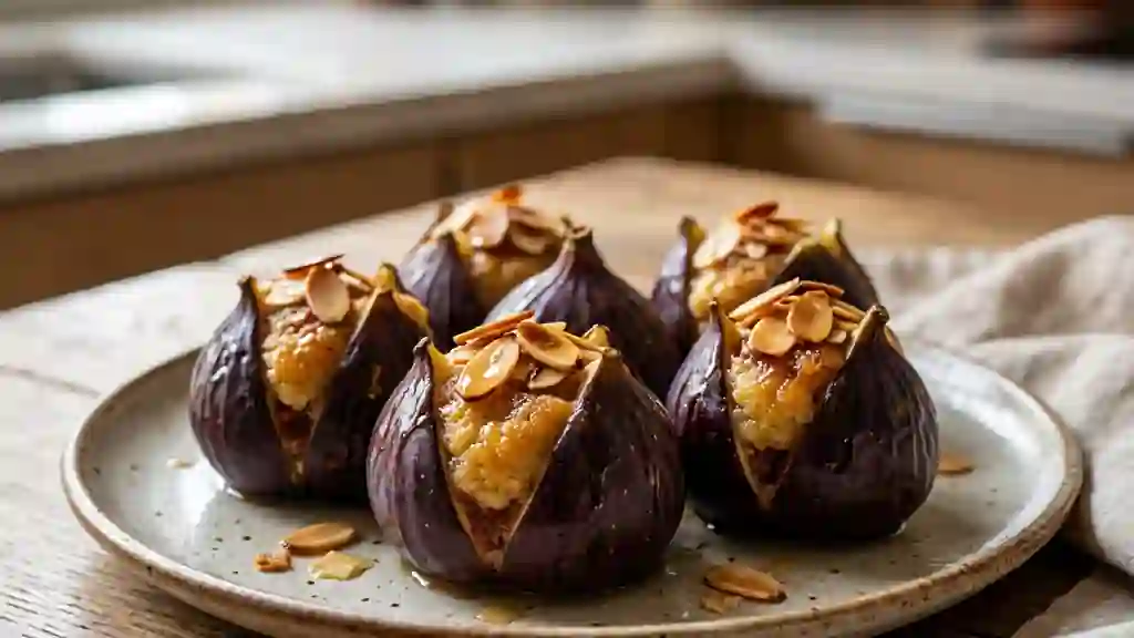 Figues Rôties au Cœur d'Amande Fondant - Photo de présentation