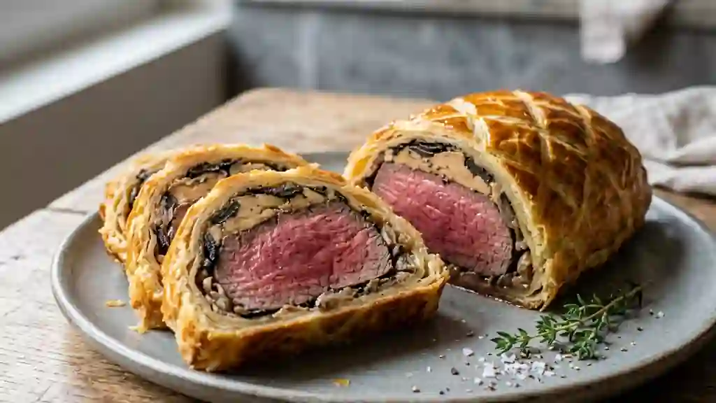 Filet de bœuf en croûte truffé et foie gras - Photo de présentation