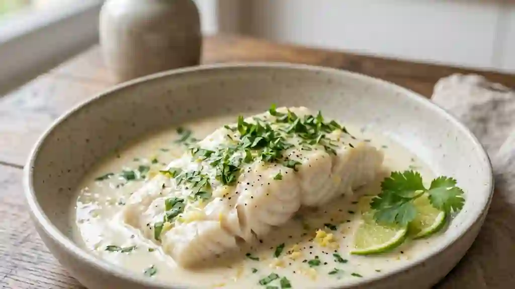 Poisson au Coco et Gingembre Frais - Photo de présentation