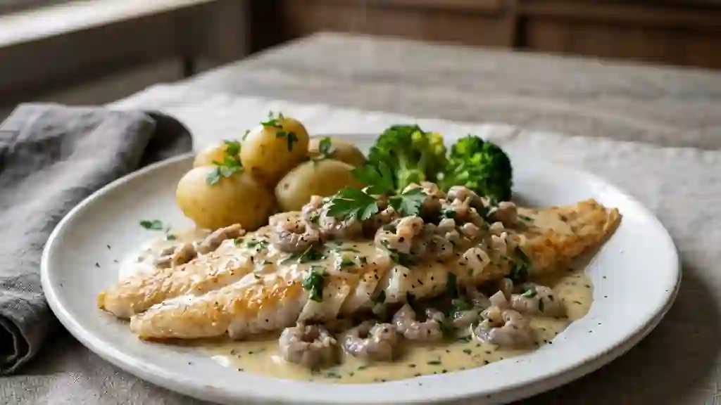 Filets de sole onctueux à l'ostendaise - Photo de présentation