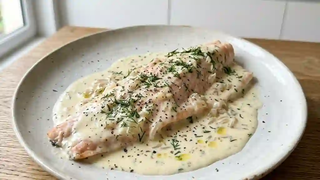 Filet de truite onctueux à l'aneth - Photo de présentation