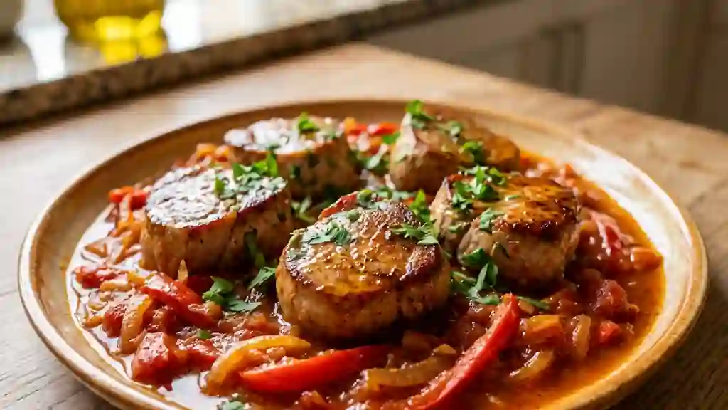 Filet mignon fondant à la sauce ibérique - Photo de présentation