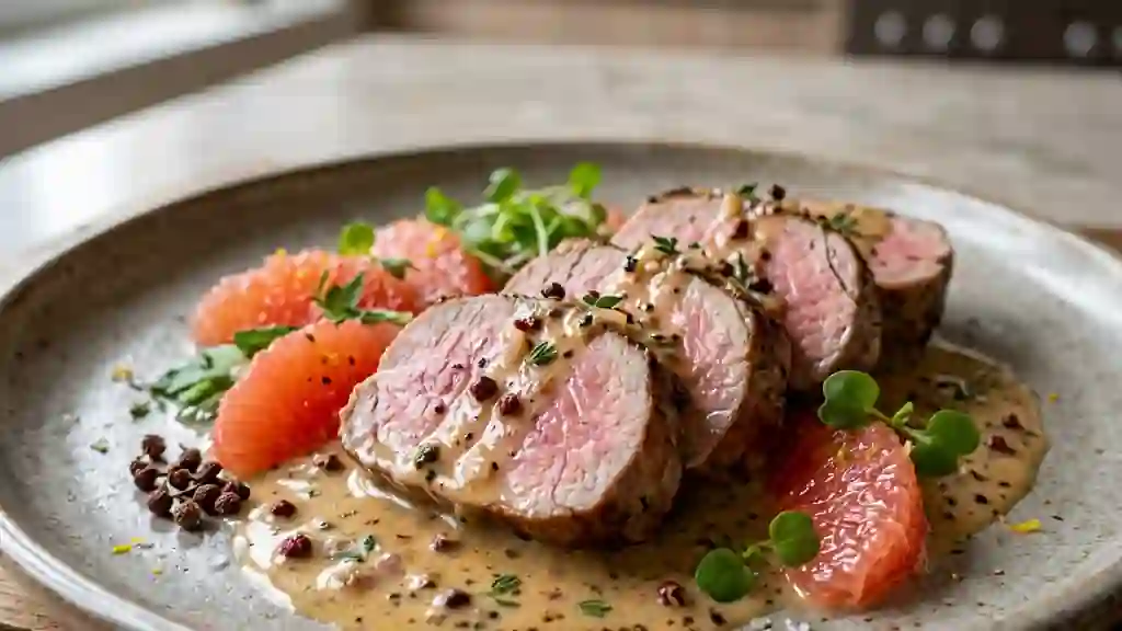 Filet mignon acidulé au poivre de Sichuan - Photo de présentation
