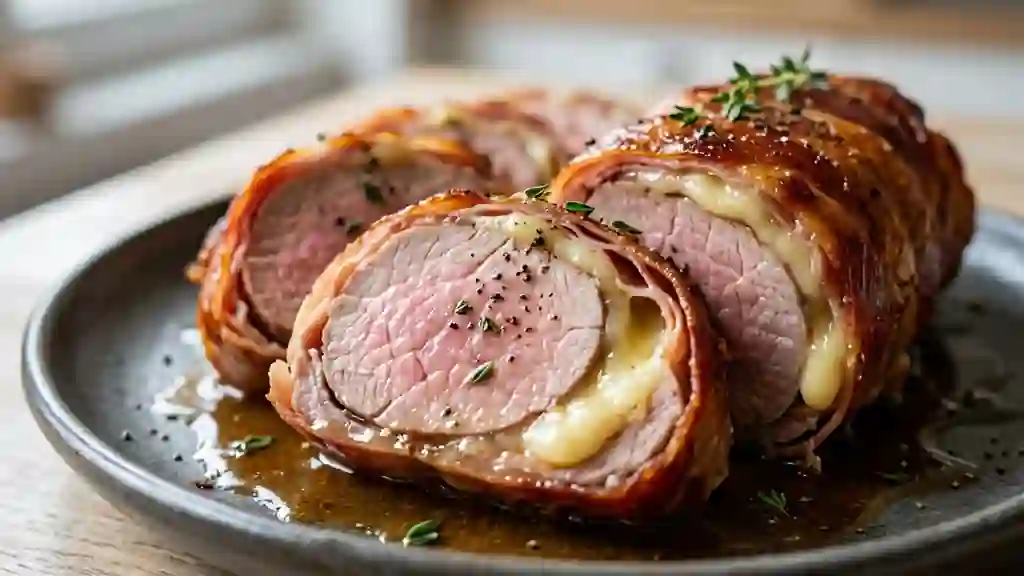 Mignon de porc montagnard au fromage fondu - Photo de présentation