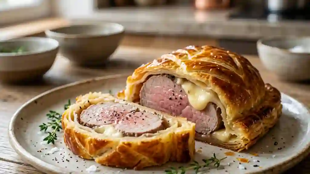 Filet mignon feuilleté au Saint-Marcellin - Photo de présentation