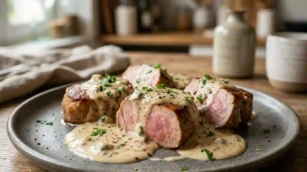 Filet mignon crémeux au Roquefort et Porto - Photo de présentation
