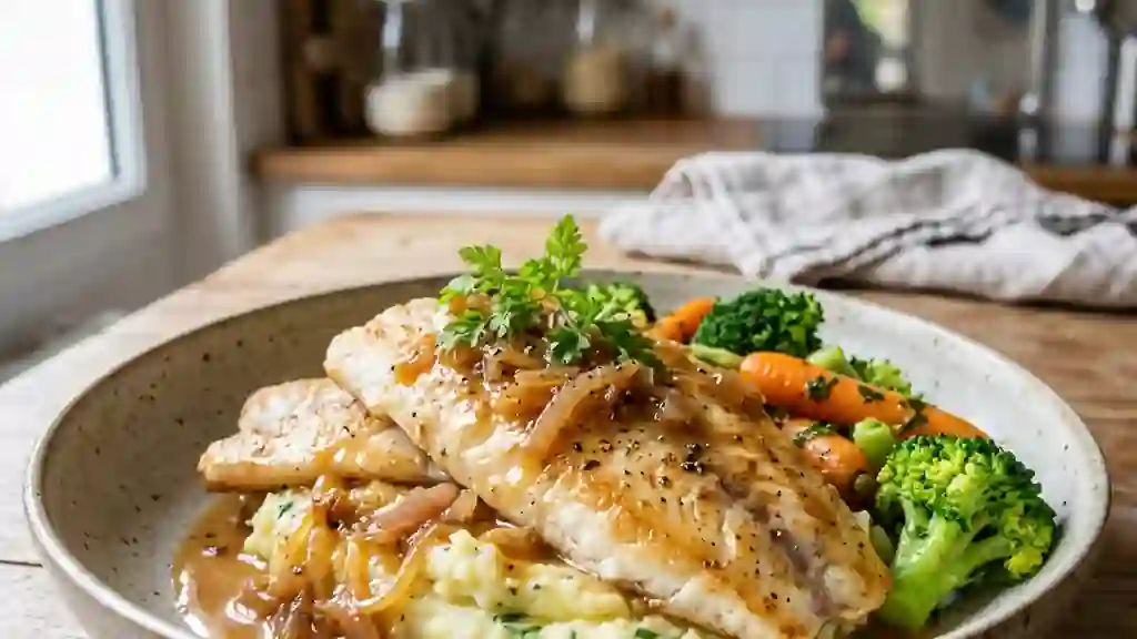 Poisson blanc fondant au Pineau des Charentes - Photo de présentation