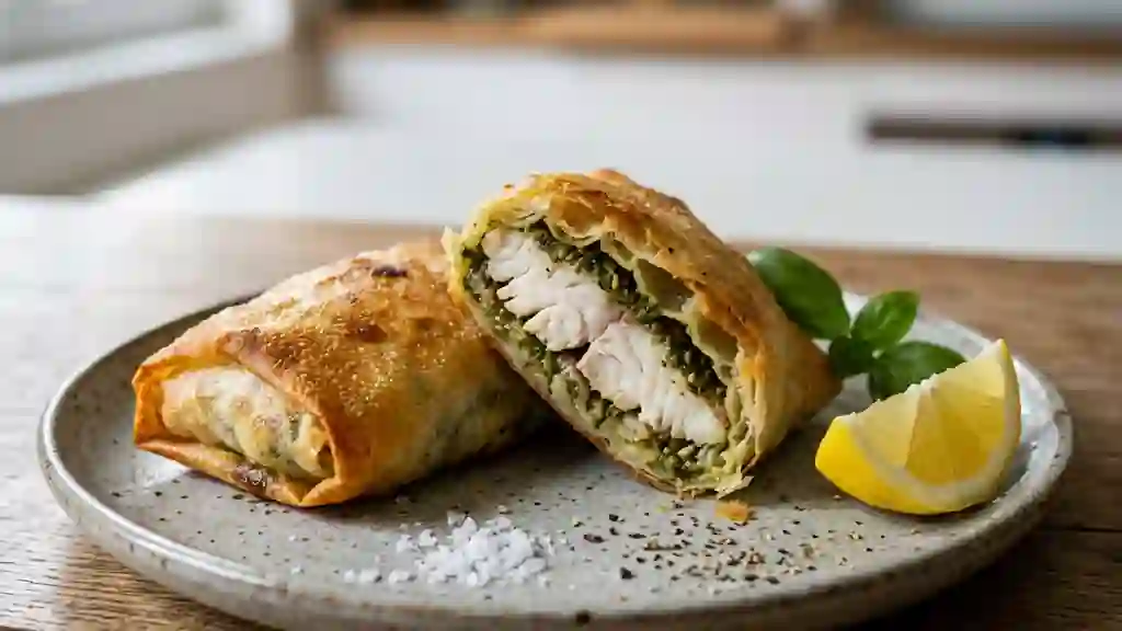 Croustillant de Rouget au Pesto Basilic - Photo de présentation