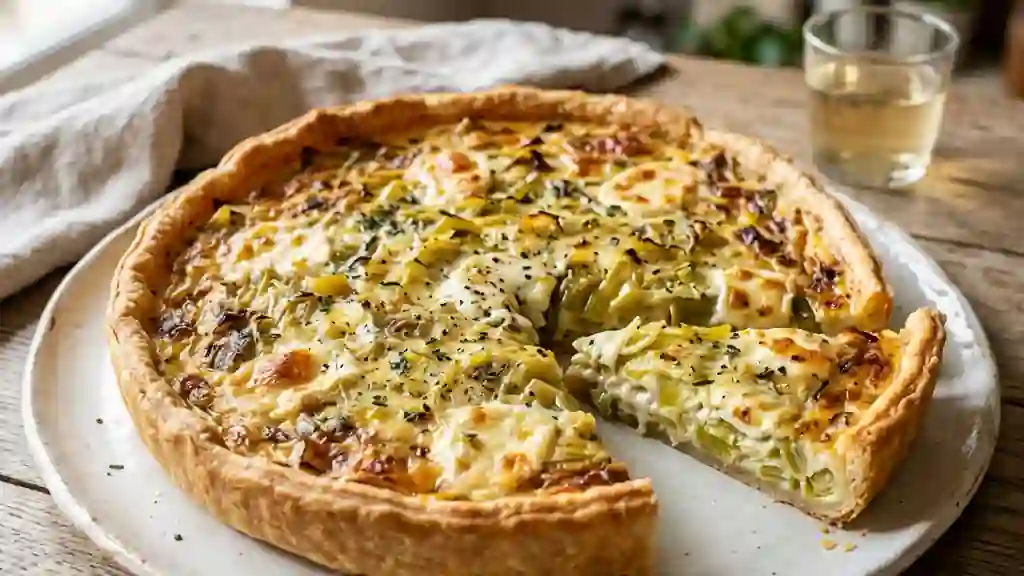 Flamiche Poireaux-Chèvre Fondante - Photo de présentation