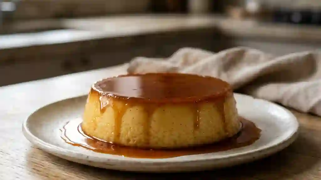 Flan Antillais Onctueux à la Vanille - Photo de présentation