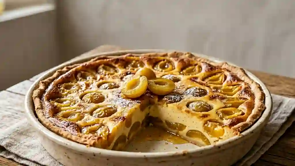 Flan Crémeux aux Mirabelles et Vanille - Photo de présentation